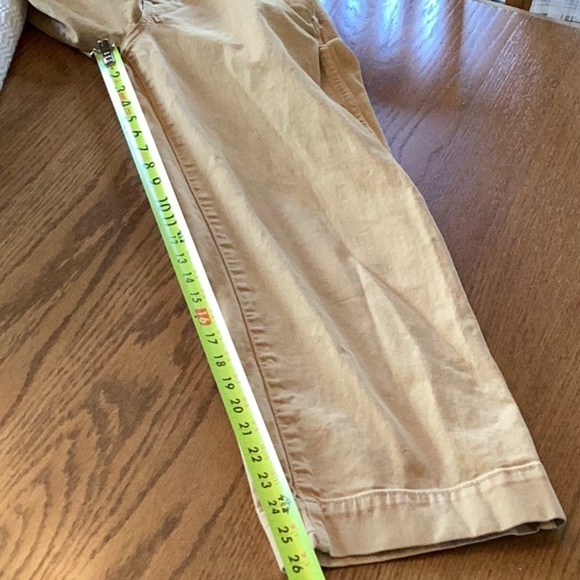 Madewell light mustard colored crop pants. Women’s size 28 - Picture 12 of 16